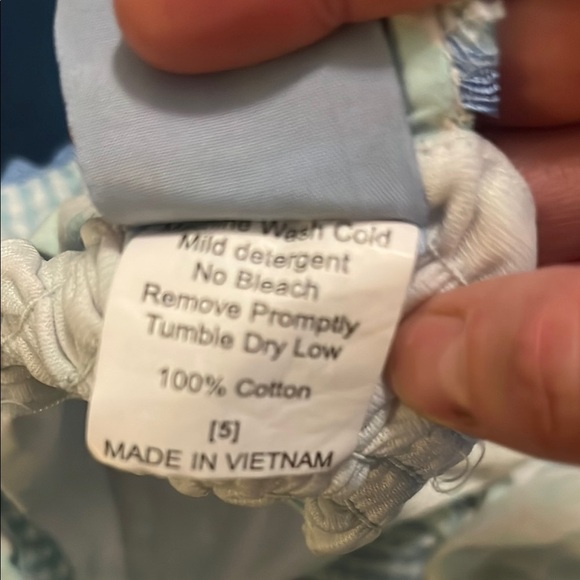 Ruffled Girls Two-Piece Swimsuit in Yellow and Blue - Picture 9 of 9